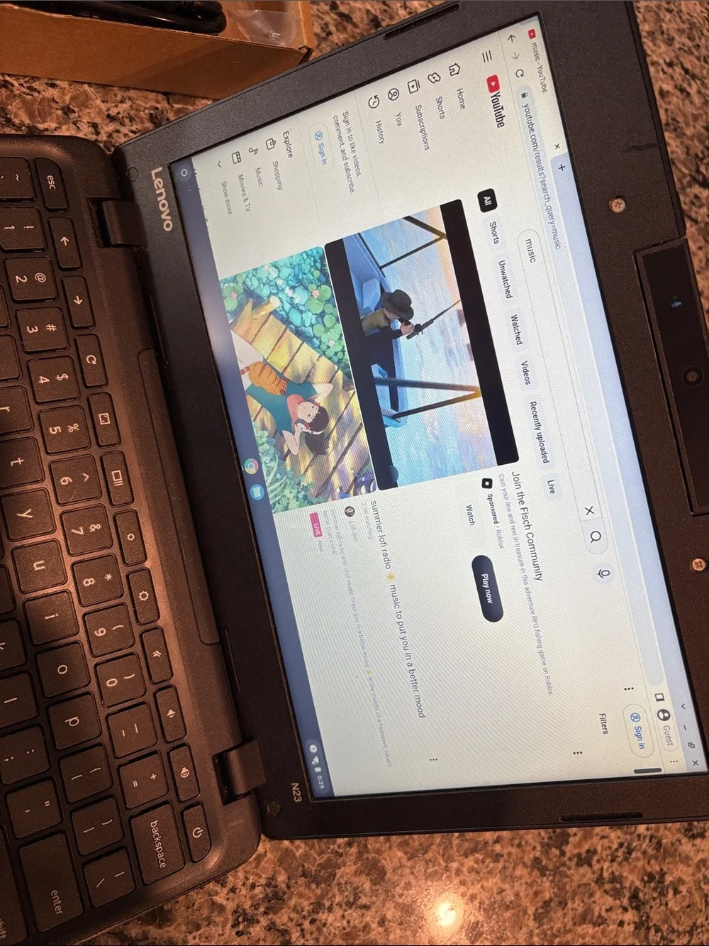 Lenevo Chrome Laptop with Brandnew Charger